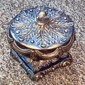 Ornate Decor Joyero Small Antique